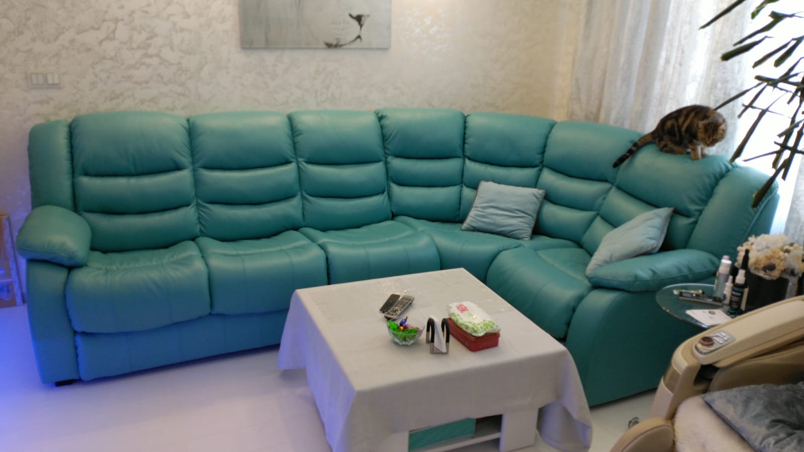 Перетяжка дивана на дому. Сосногорск