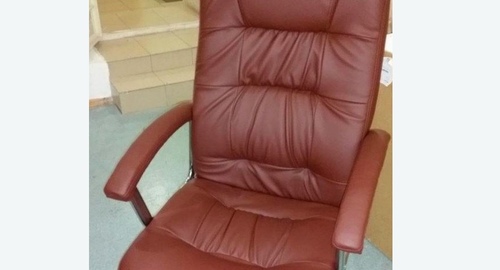 Обтяжка офисного кресла. Сосногорск